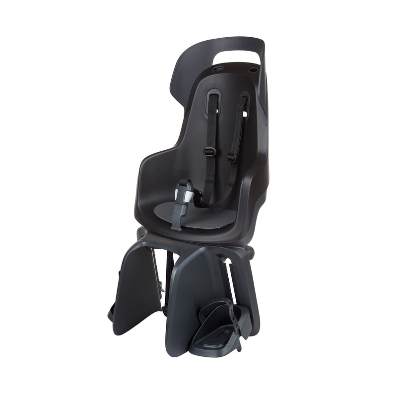 Laad afbeelding in galerijweergave, Kinderzitje achter Bobike Go Maxi met dragerbevestiging - urban black
