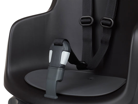 Kinderzitje achter Bobike Go Maxi met dragerbevestiging - urban black