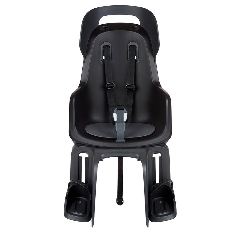 Laad afbeelding in galerijweergave, Kinderzitje achter Bobike Go Maxi met dragerbevestiging - urban black
