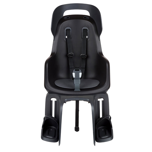 Kinderzitje achter Bobike Go Maxi met dragerbevestiging - urban black