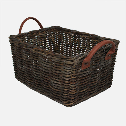 Kratmand L met leren hengsels